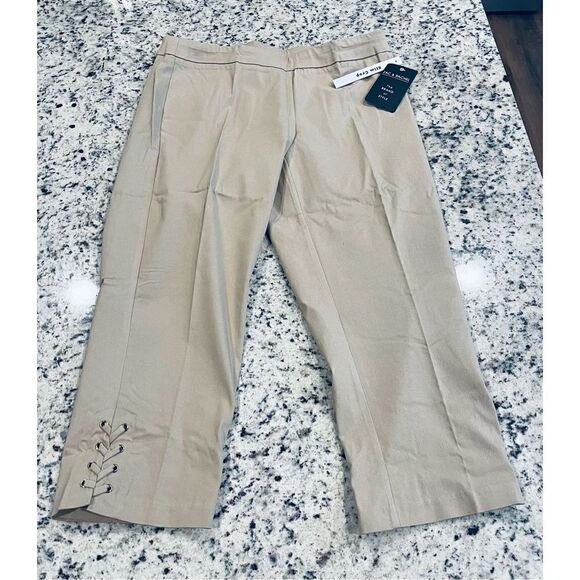 Zac & Rachel Women's Pull Crop with Ankle Side Tie Detail - Picture 2 of 6